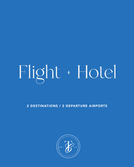 Flight + Hotel: 2 Destinations/2 Departure Airports