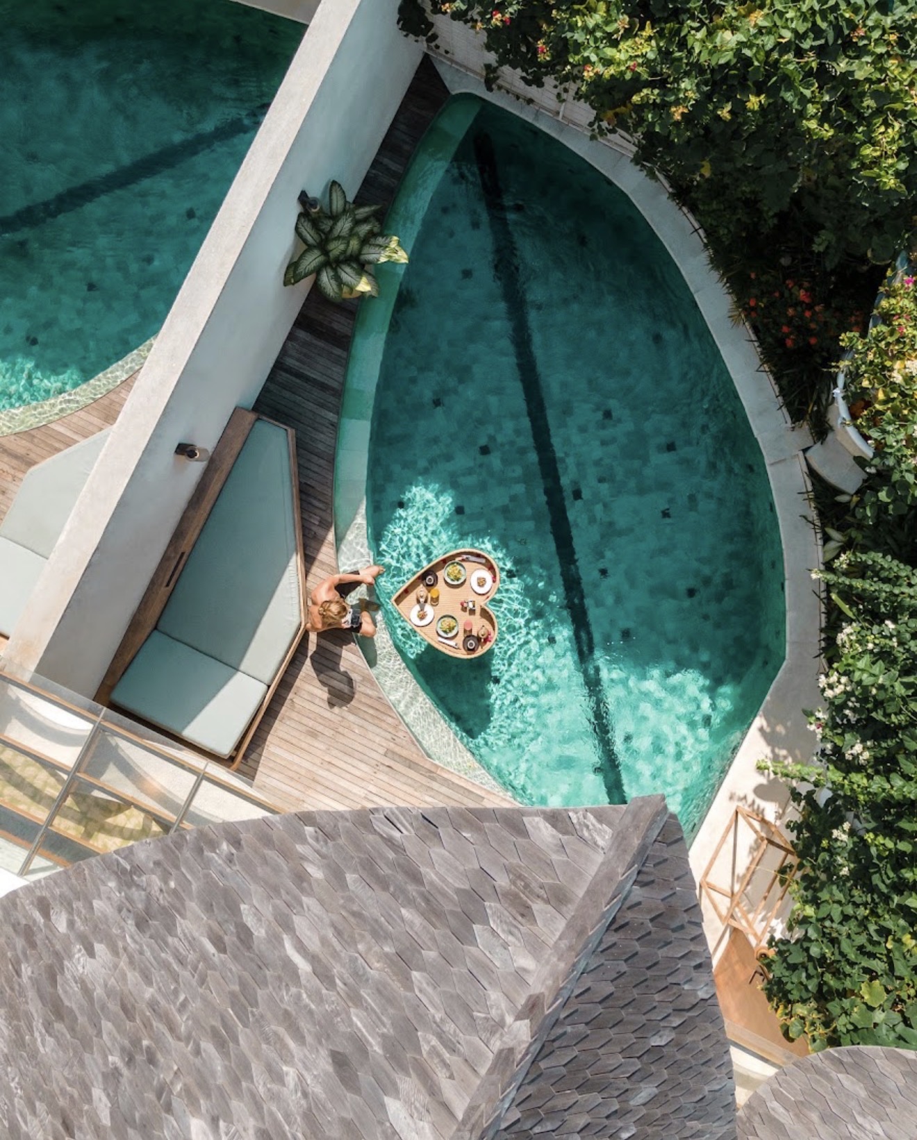 Bali, Indonesia — Floating Breakfast