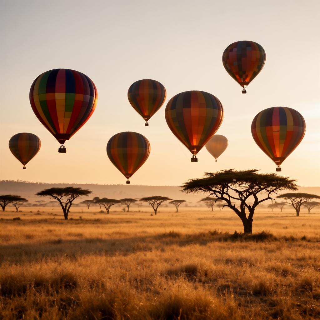 Sunrise over the Serengeti